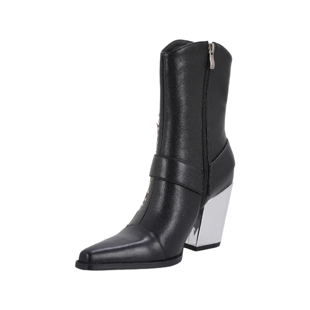 Boots with Flame Decoration
