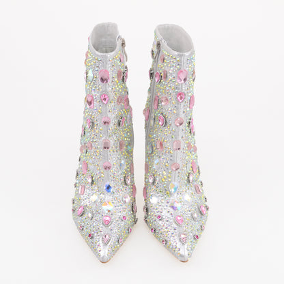 Multi Stones of Stiletto Booties