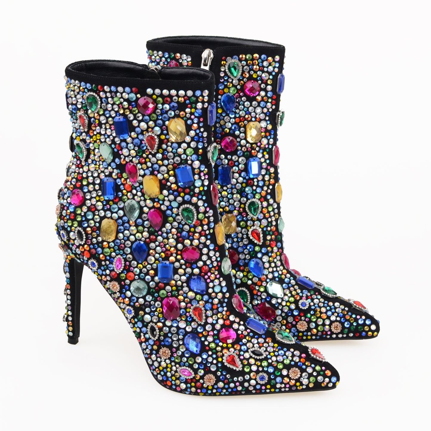 Multi Stones of Stiletto Booties