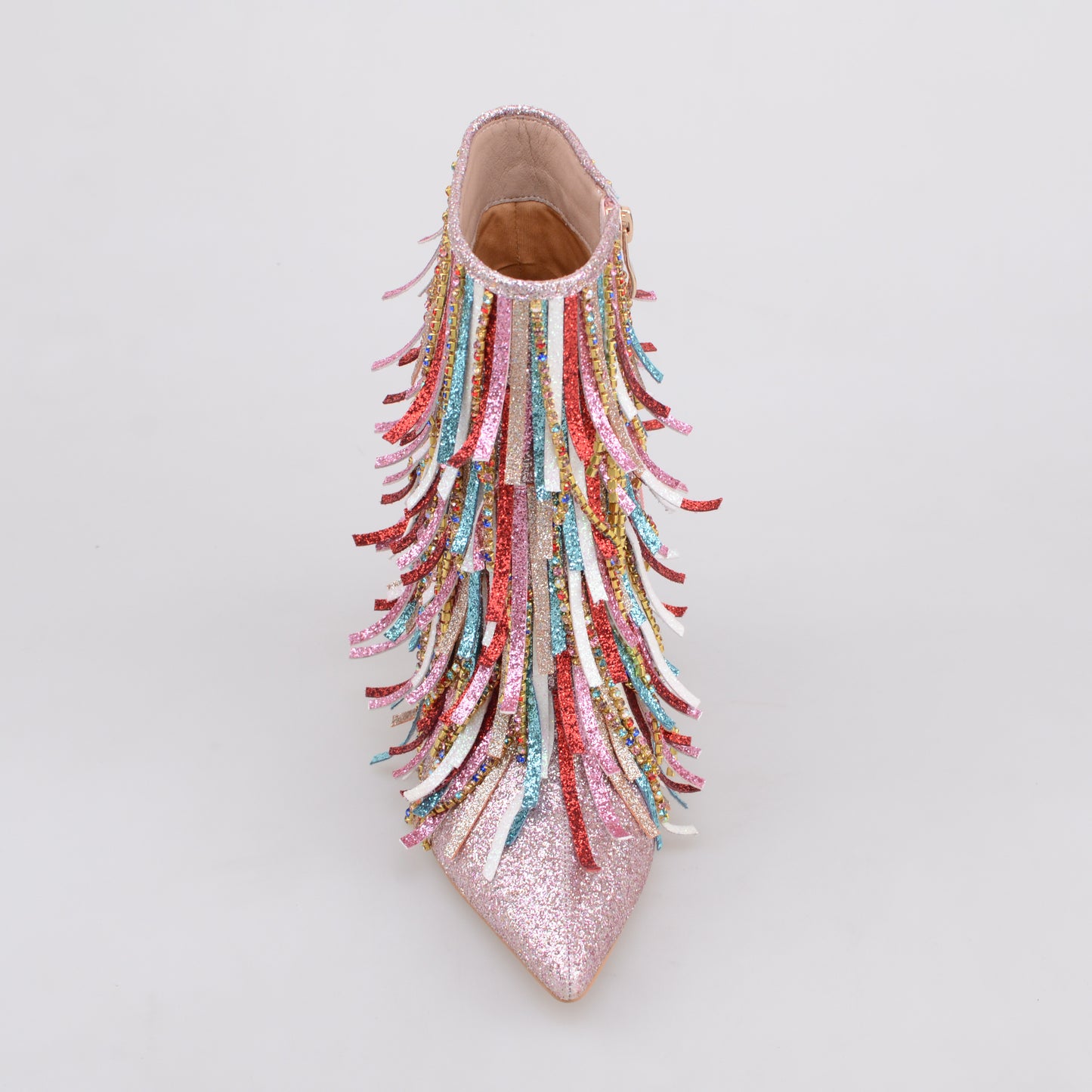 Pink Tassel Boots